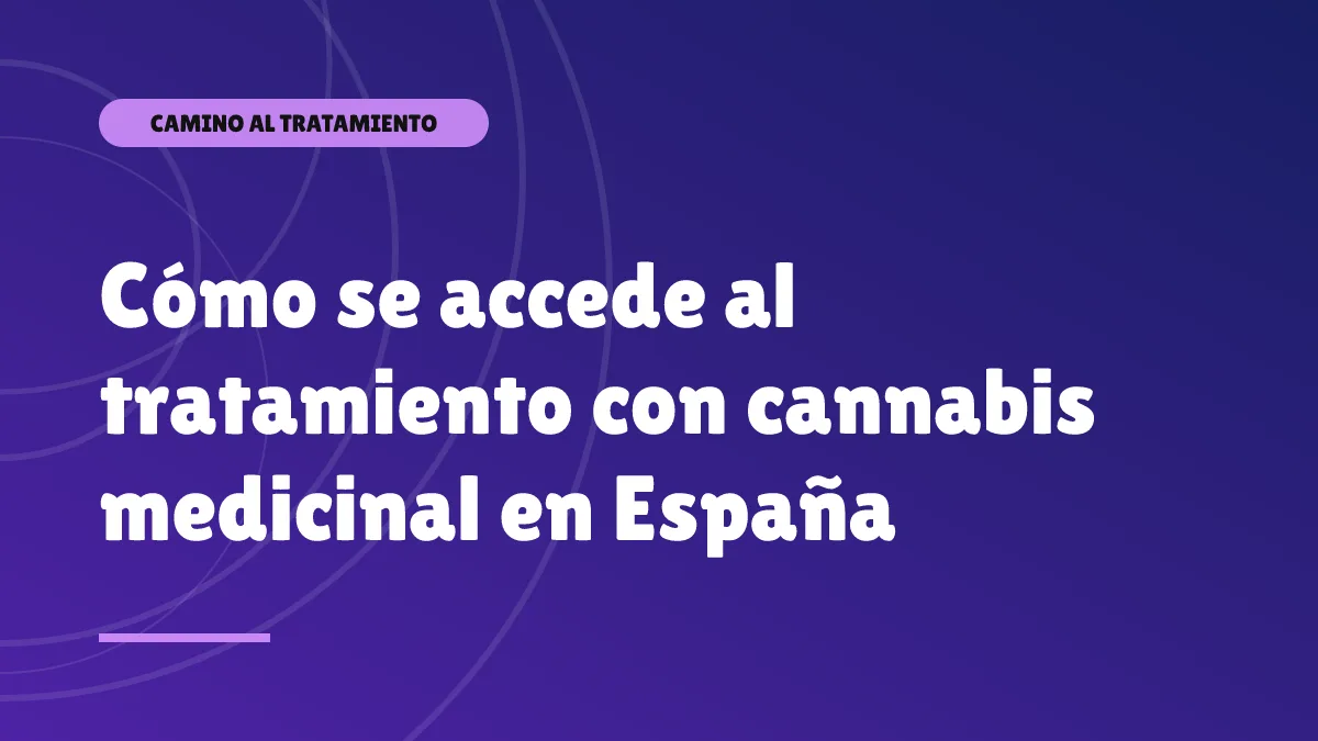 Cómo se accede al tratamiento con cannabis medicinal en España